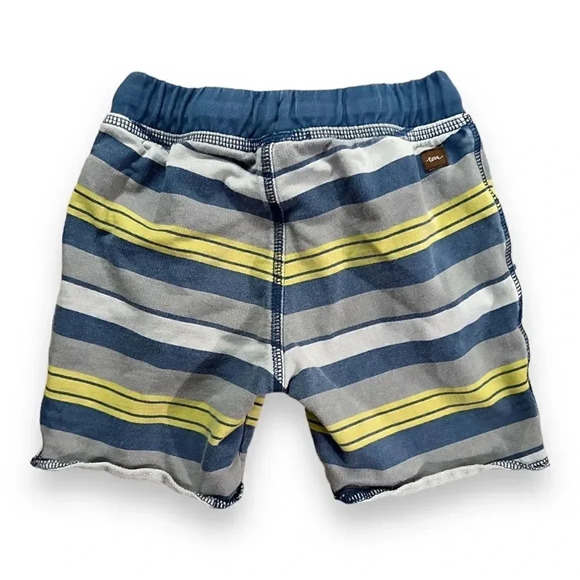 Tea Collection | Striped Baby Short (12-18 mos) 💛💙 - Picture 3 of 5